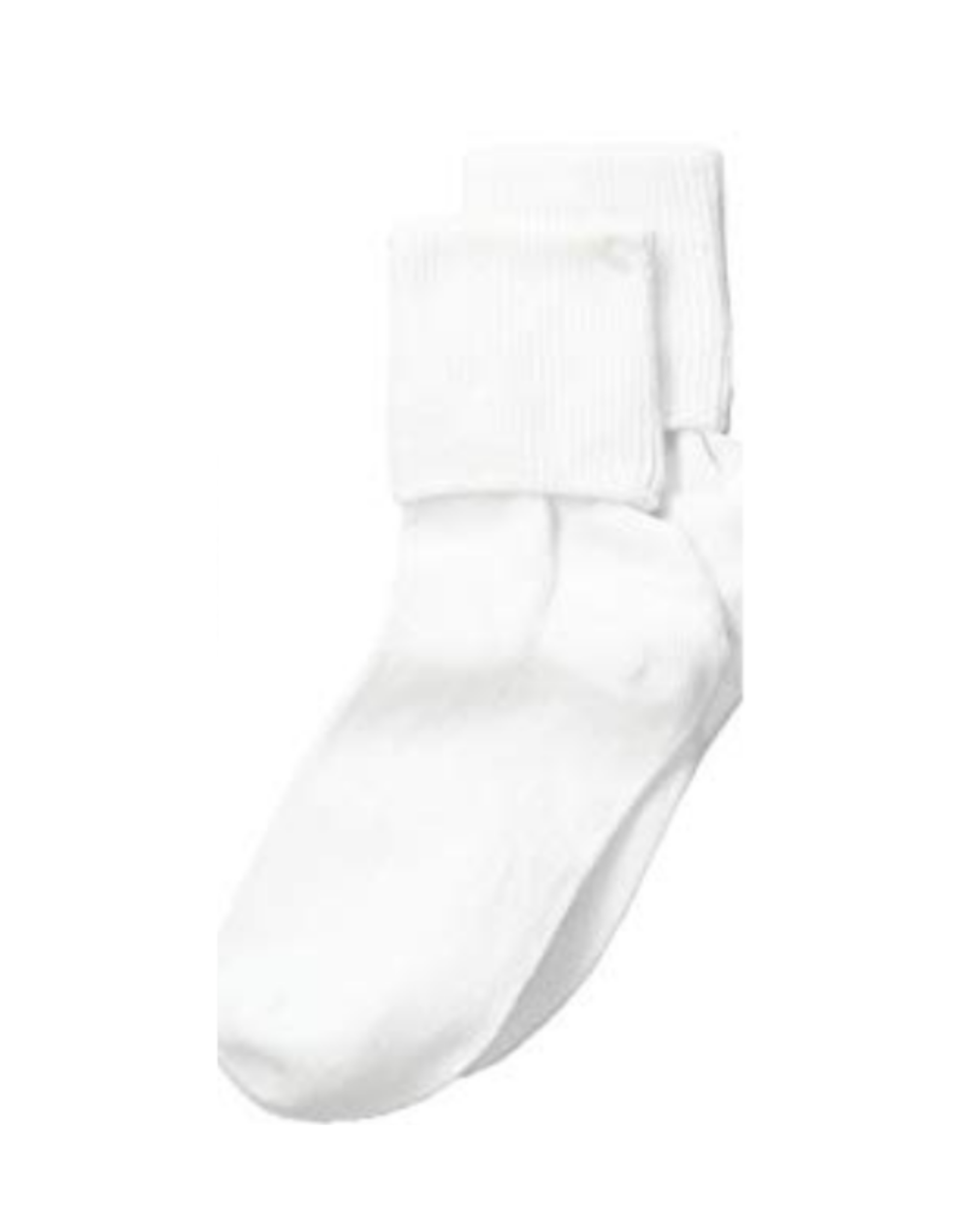 Jefferies Socks White Basic Turn Sock 2200