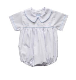 Auraluz White Bubble w/ String Toys & Blue Trim