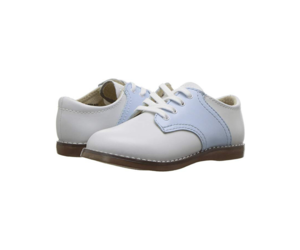 Cheer White And Blue Saddle Oxford Mini Macarons Boutique