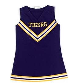 Lets Cheer Purple Cheer Uniform Dress - Tigers