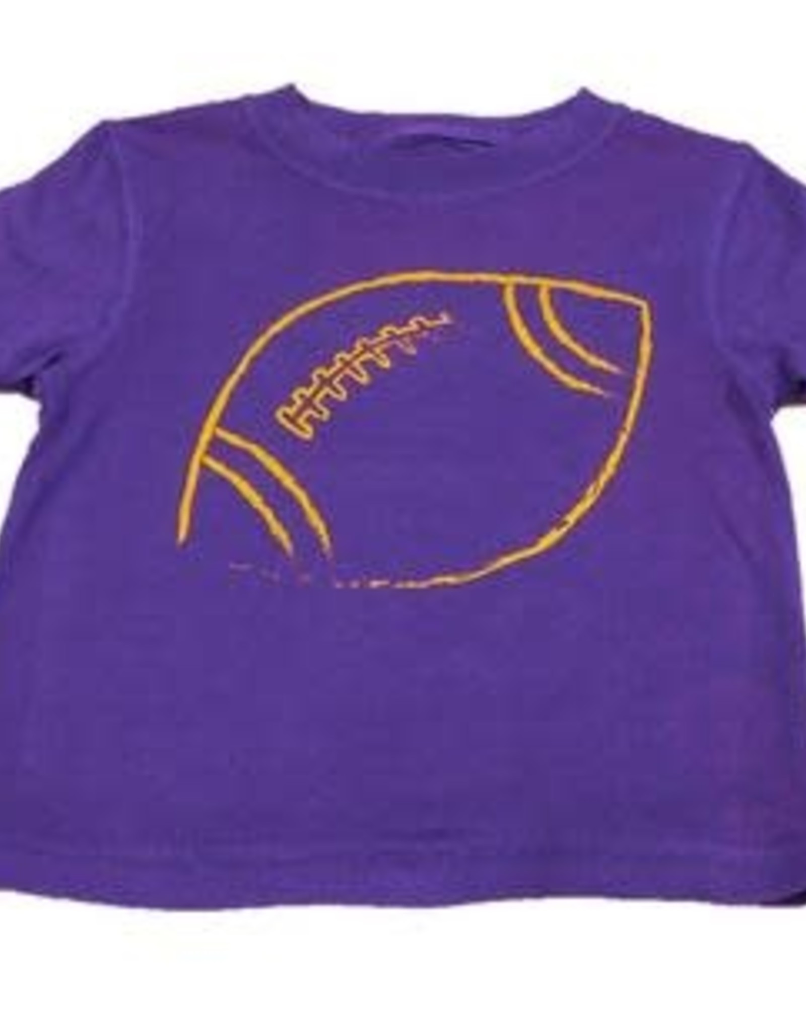 Mustard & ketchup SS Purple Tshirt with Gold Football