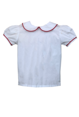 LullabySet Better Together Shirt White With Red Piping