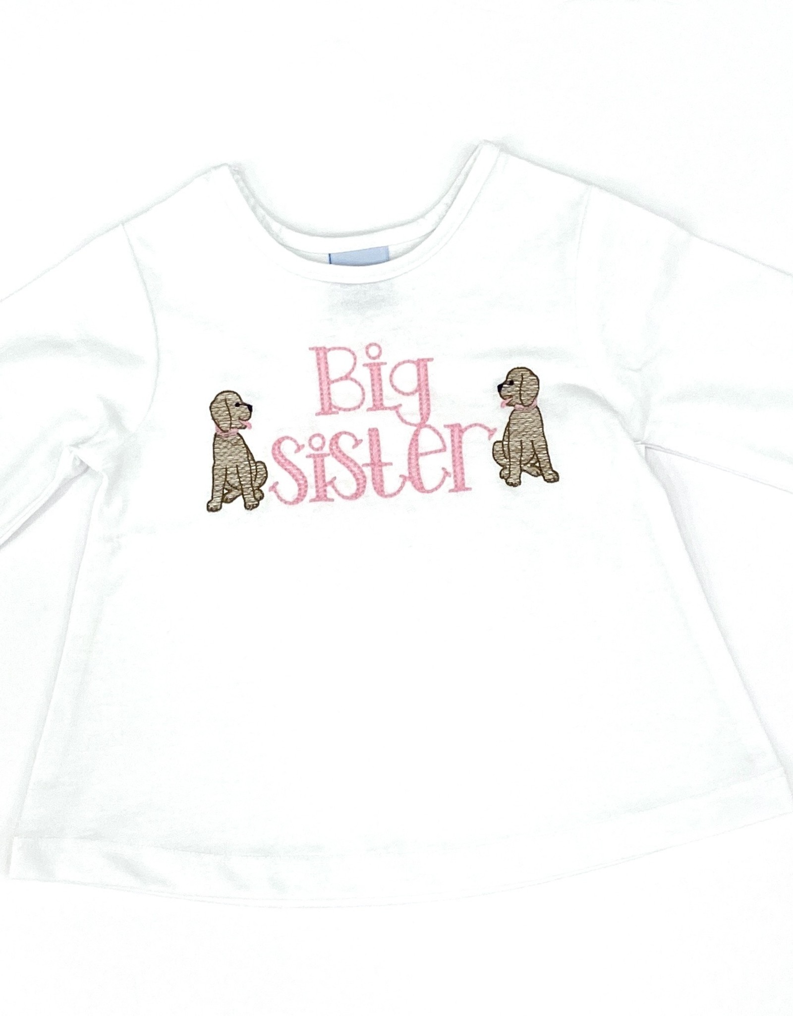 The Bailey Boys White Knit Big Sister Sleeveless Shirt, Bow
