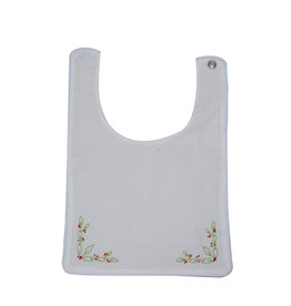 LullabySet White Heirloom Bib