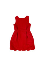 Aviana Red Silk Dress