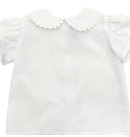 Funtasia Too Short Sleeve Knit Blouse With Ric Rac