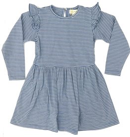 Siaomimi Blue Stripped Megan Dress