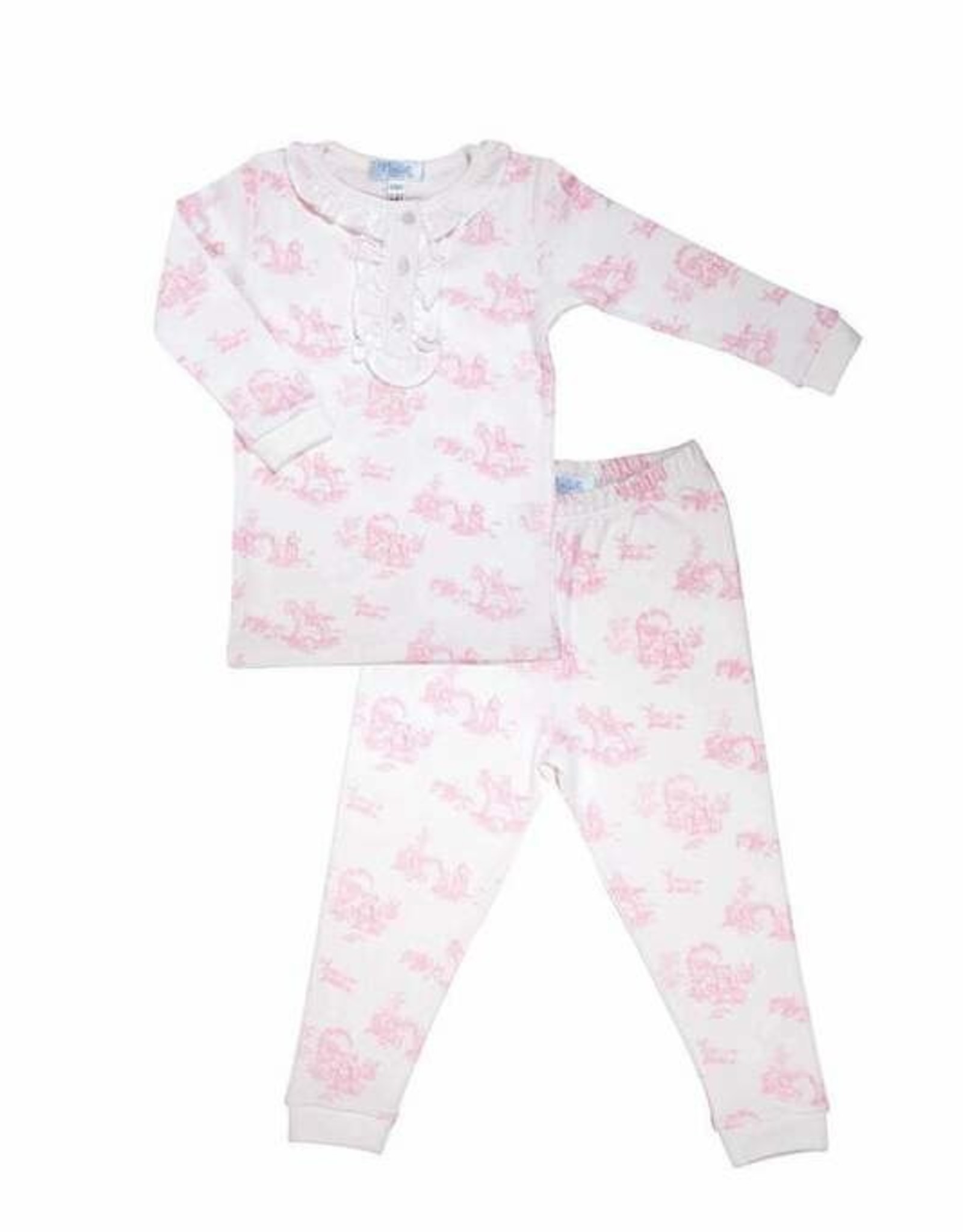 Nella Pink Toile Pajamas