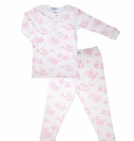 Nella Pink Toile Pajamas