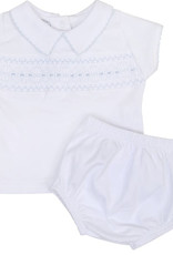 Magnolia Baby Becky and Ben's Smocked Collared Boy Diaper Set