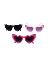 Bari Lynn Crystallized Heart Sunglasses