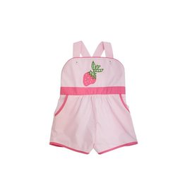 The Beaufort Bonnet Company Strawberry Ruthie Romper The Beaufort Bonnet Company Strawberry Ruthie Romper