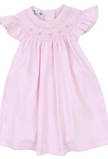 Magnolia Baby Mandy And Mason's Smocked Pink Dress