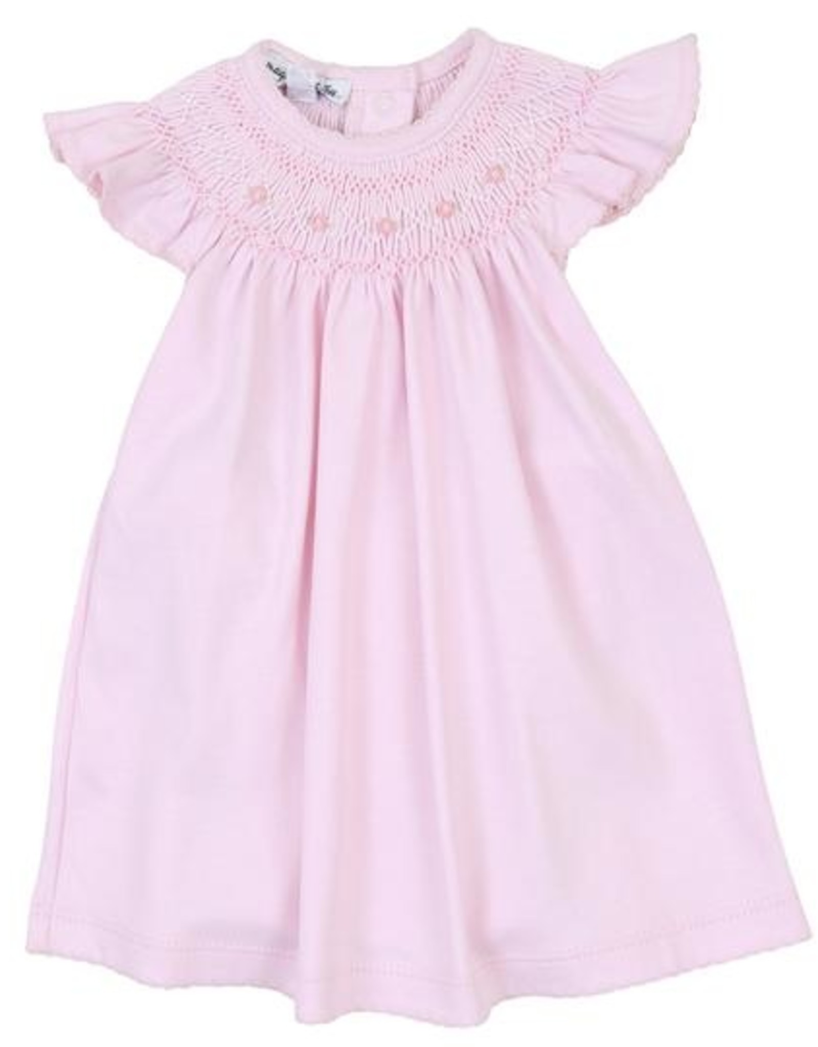 Magnolia Baby Mandy And Mason's Smocked Pink Dress