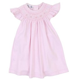 Magnolia Baby Mandy And Mason's Smocked Pink Dress