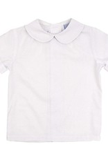 The Bailey Boys White Girls Short Sleeve Blouse w/ Button Back
