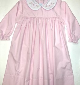 Auraluz Long Sleeve Pink Flower Dress