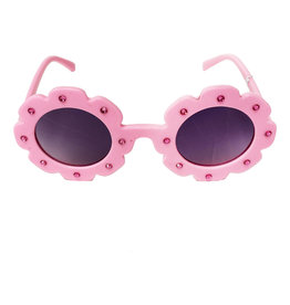 Bari Lynn Flower Sunglasses w/ Stones