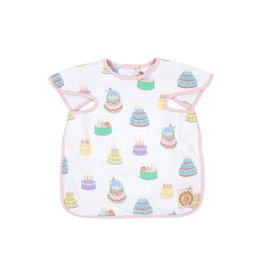 The Beaufort Bonnet Company Big Bite Bib - Piece of Cake Palm Beach Pink The Beaufort Bonnet Company Big Bite Bib - Piece of Cake Palm Beach Pink