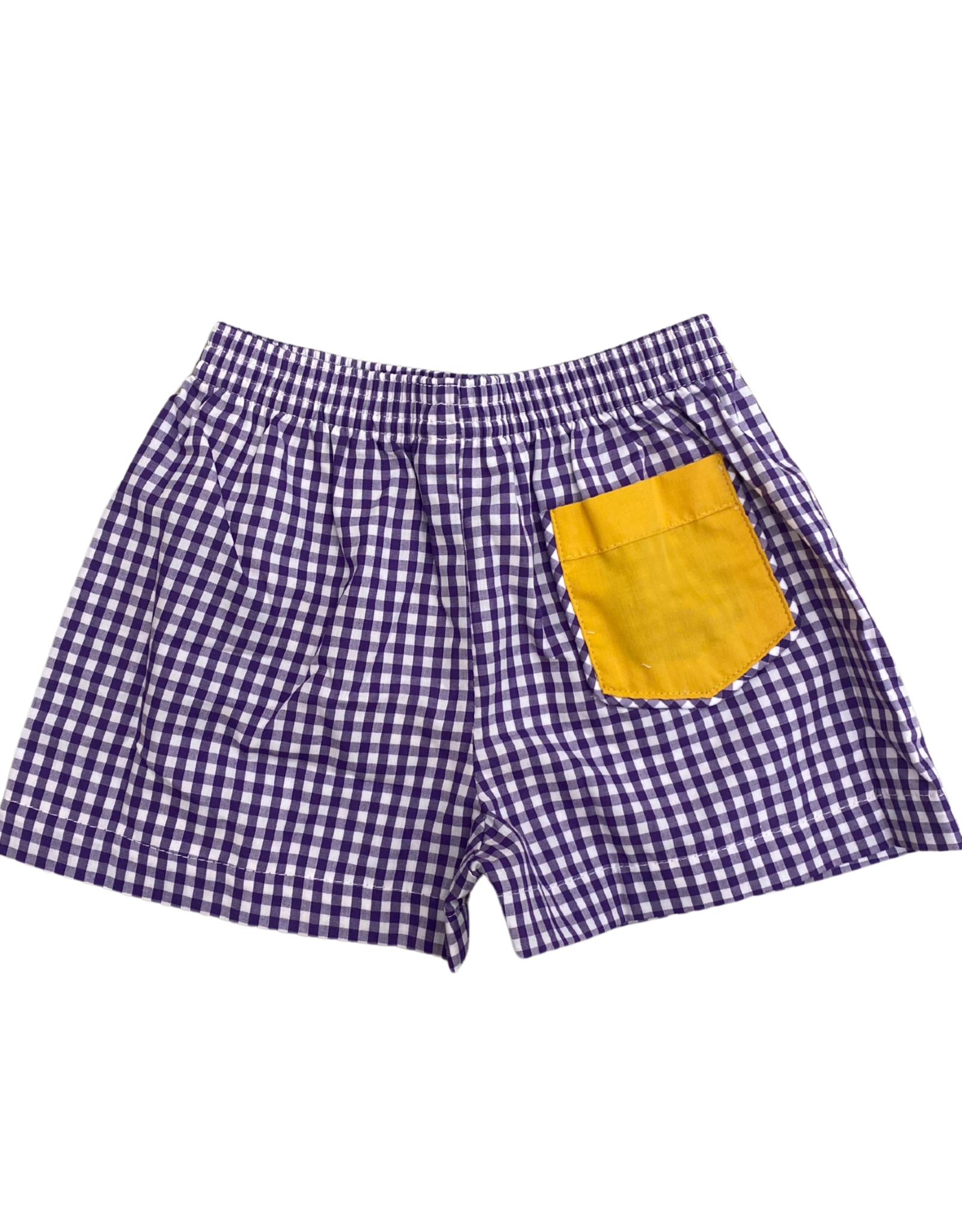 Southern Saturday Purple/Gold Polo Short Set