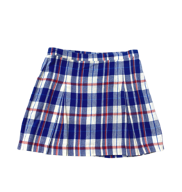 Classic prep Cara without pockets plaid skirt