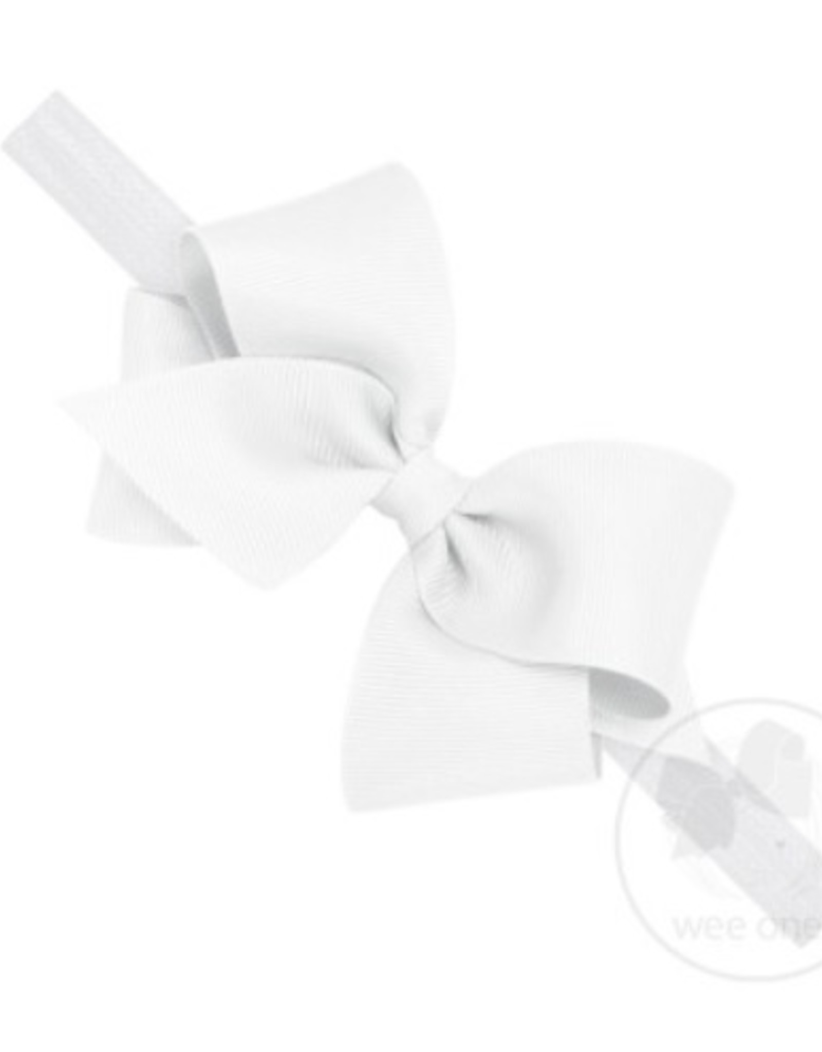 WeeOnes Small Bow Headband Light Pink