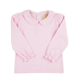 The Beaufort Bonnet Company Maude's Peter Pan Collar Shirt LS Pima, Palm Beach Pink The Beaufort Bonnet Company Maude's Peter Pan Collar Shirt LS Pima, Palm Beach Pink