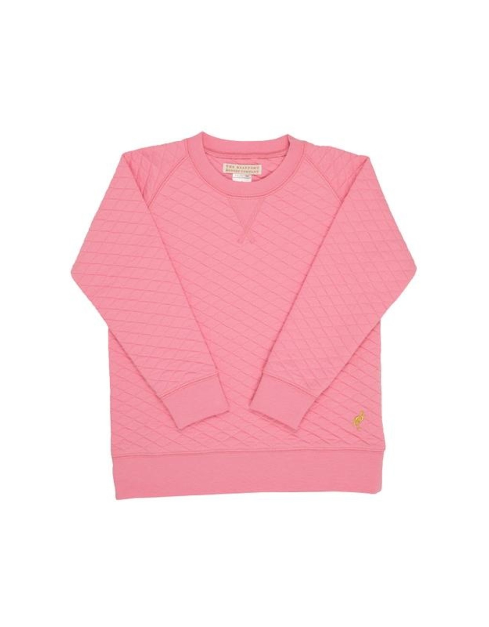 The Beaufort Bonnet Company Cassidy Comfy Crewneck Quilted, Hamptons Hot Pink