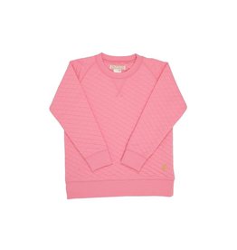 The Beaufort Bonnet Company Cassidy Comfy Crewneck Quilted, Hamptons Hot Pink The Beaufort Bonnet Company Cassidy Comfy Crewneck Quilted, Hamptons Hot Pink