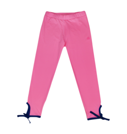 SET Avery Legging - Pink with Navy Ankle Ties