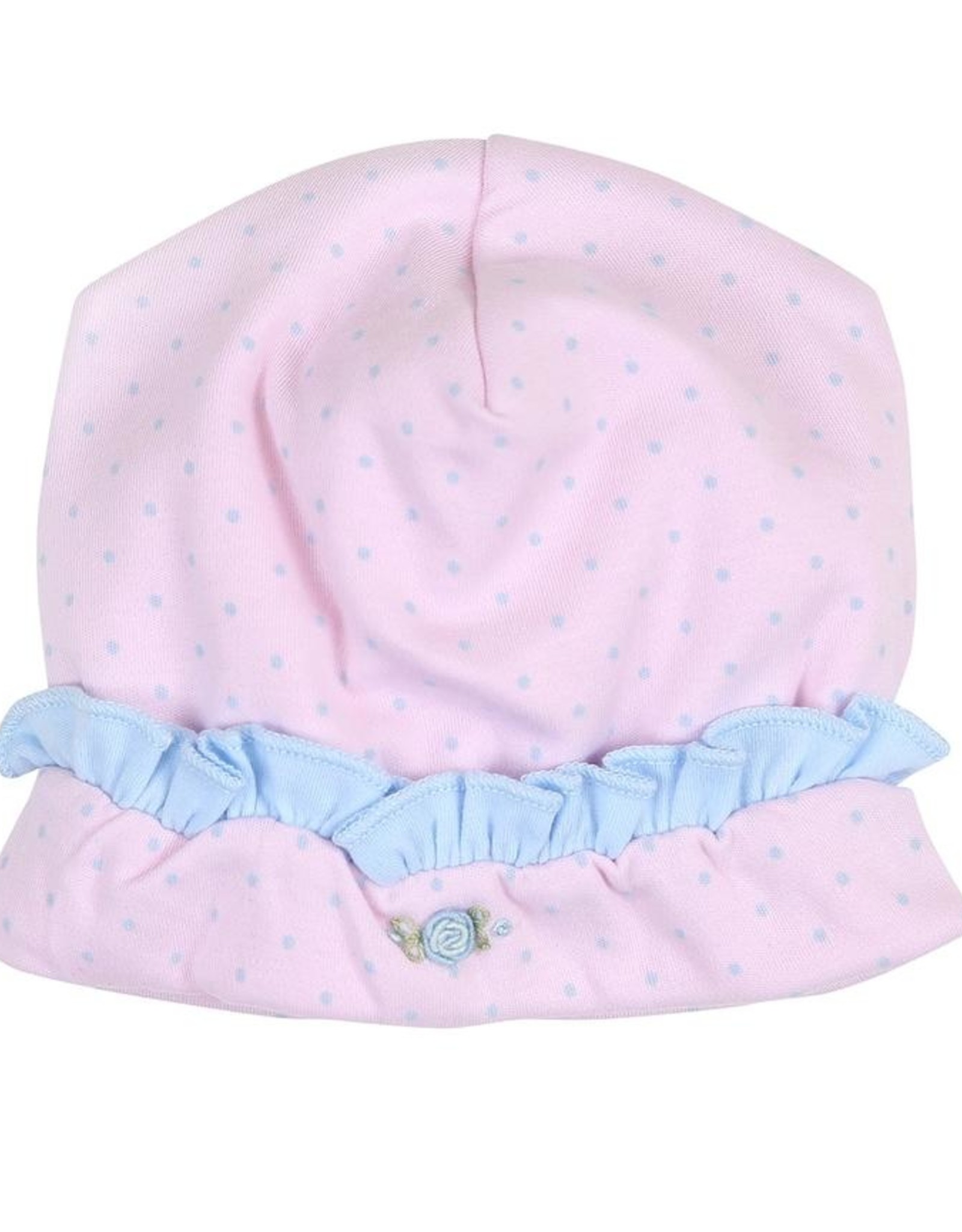 Magnolia Baby Celeste's Classics Emb Ruffle Hat, Pink