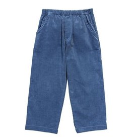 The Bailey Boys Steel Blue Cord Elastic Pants - 12m