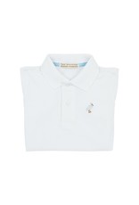 The Beaufort Bonnet Company Prim and Proper SS Polo - Worth Ave White