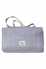 Little English Quilted Luggage - Navy Mallard