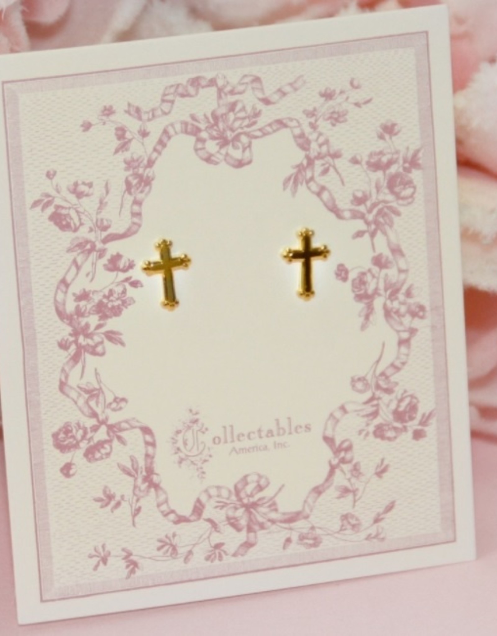 Collectables Gold Cross Earrings