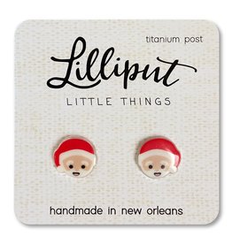 Lilliput Little Things Santa Claus Stud Earrings