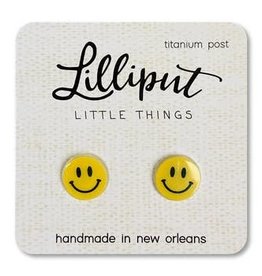Lilliput Little Things Smiley Face Stud Earrings