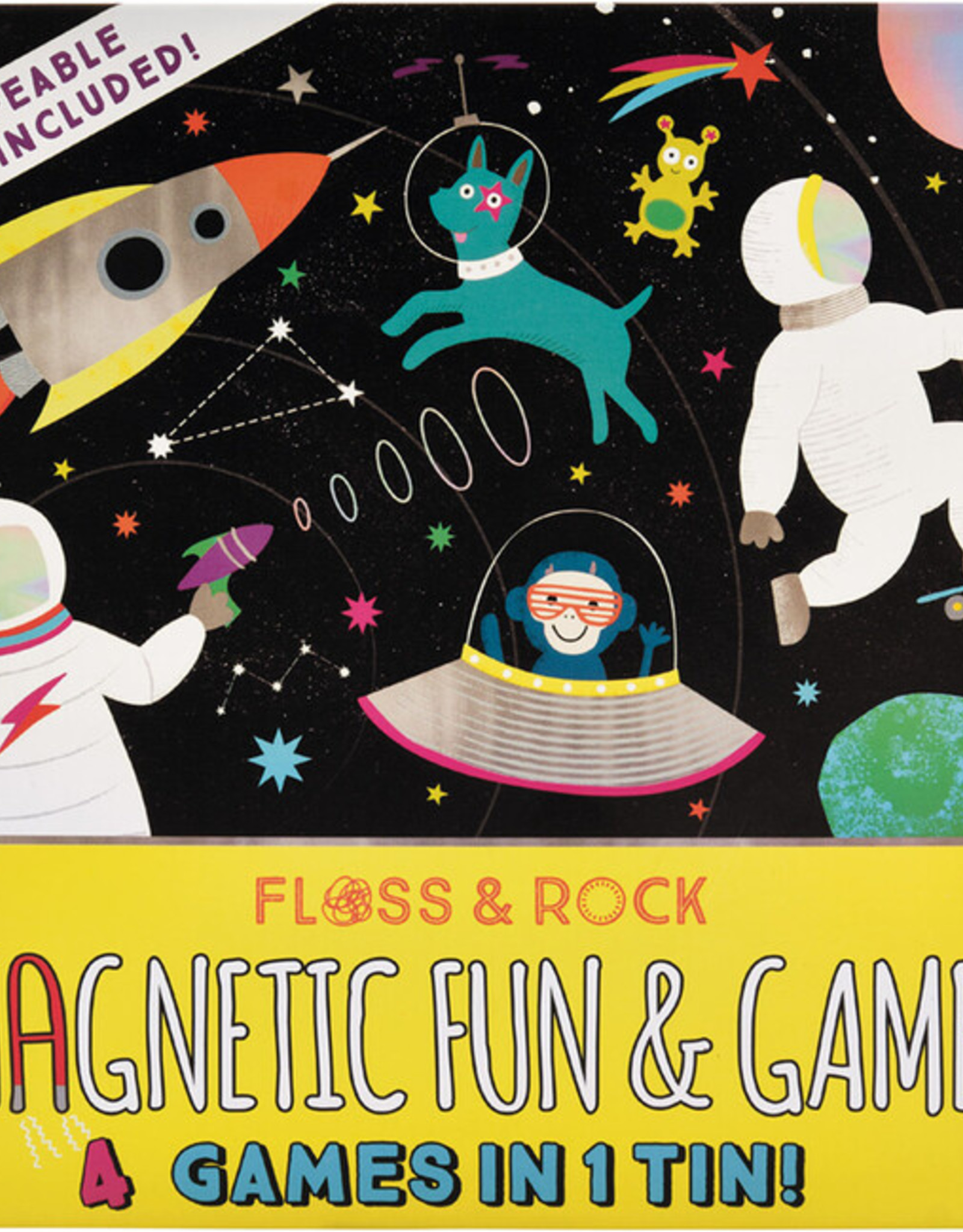 Floss & Rock Magnetic Fun Games Tin Space
