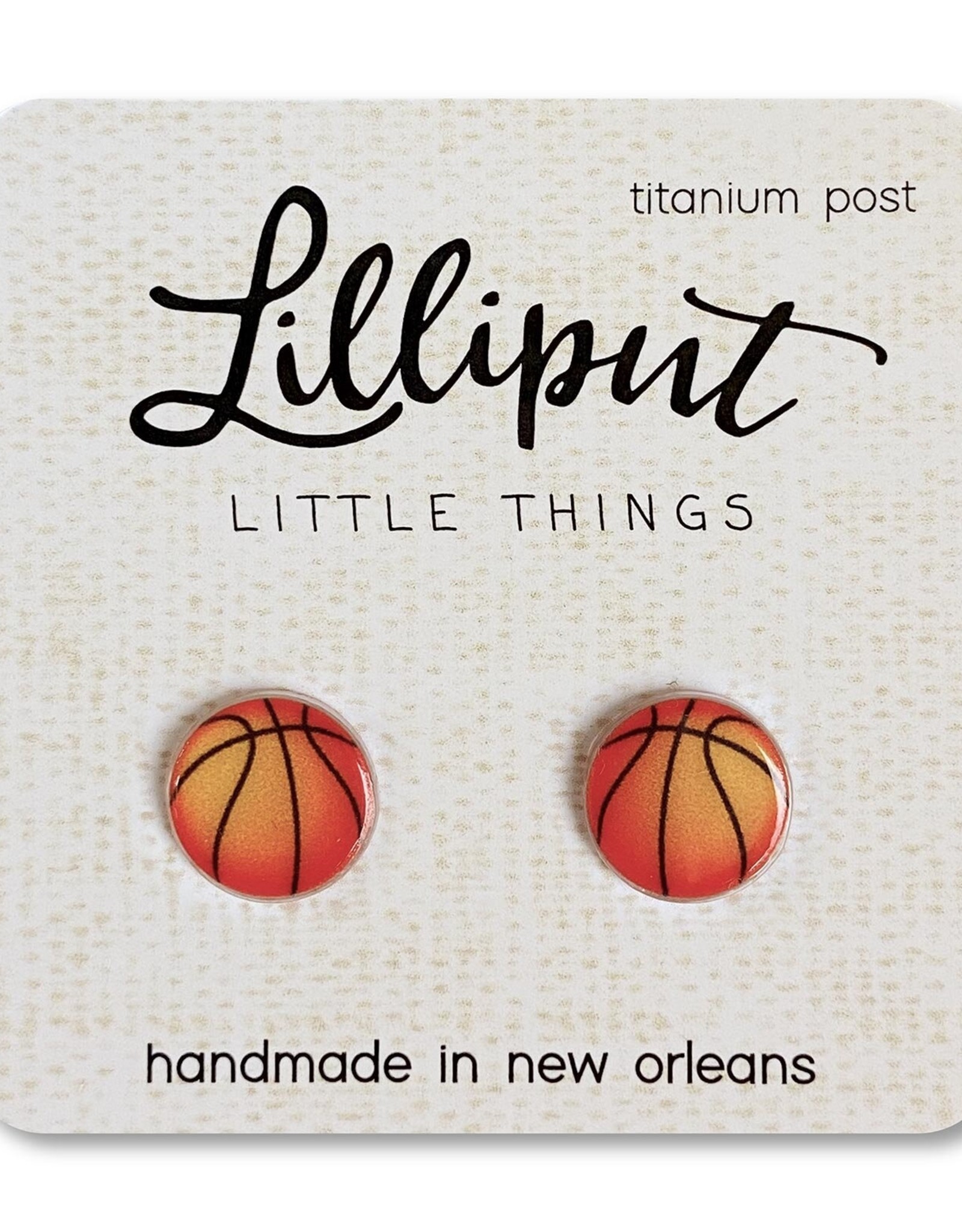 Lilliput Little Things Basketball Earring