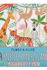 Floss & Rock Magnetic Fun Games Tin Jungle
