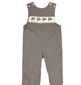Anavini Mallard Duck Brown Check Jon Jon - 4T