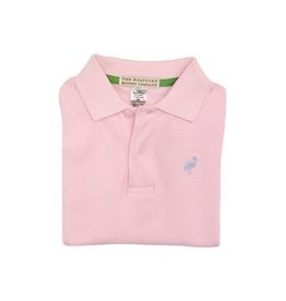 The Beaufort Bonnet Company Prim and Proper SS Polo - Palm Beach Pink