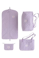 Little English Quilted Luggage - Purple Ballet Slipper