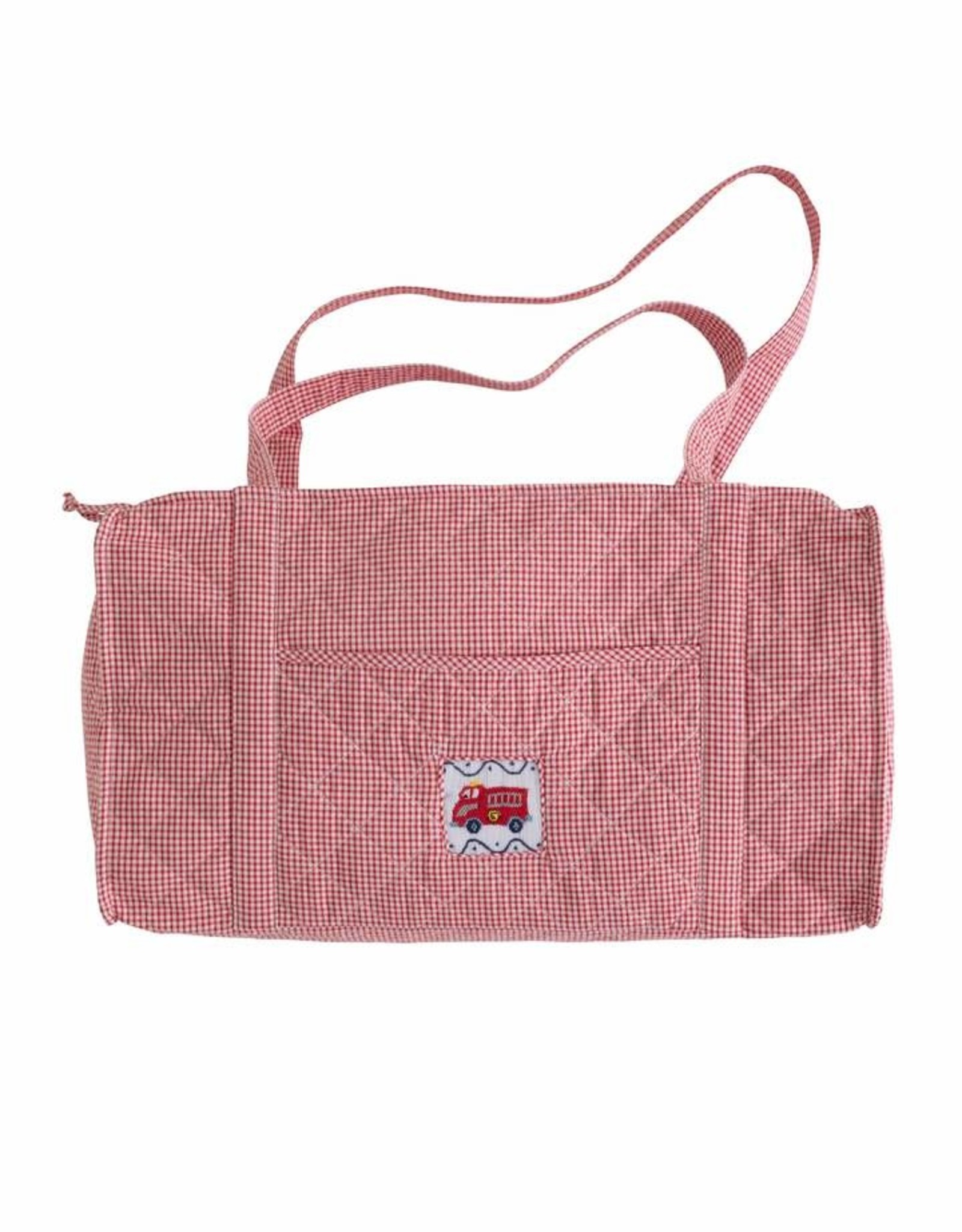 Little English Quilted Luggage - Red Firetruck