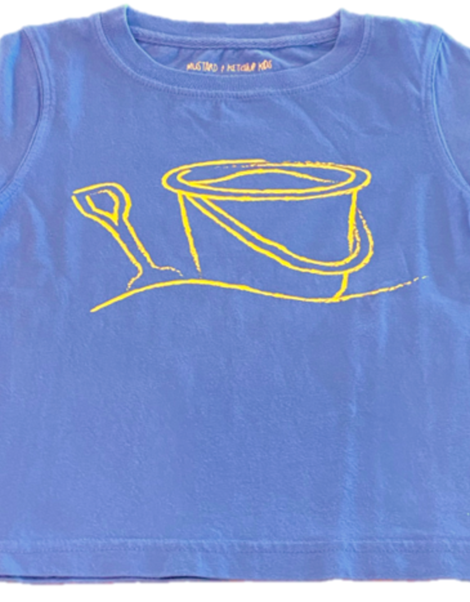 Mustard & ketchup Blue Sand Bucket Short Sleeve Shirt