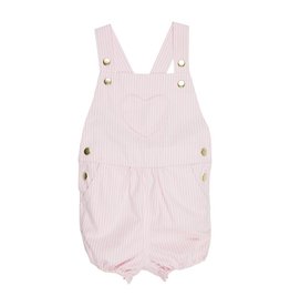 The Beaufort Bonnet Company Channing Choo Choo Overalls, Palm Beach Pink Stripe The Beaufort Bonnet Company Channing Choo Choo Overalls, Palm Beach Pink Stripe