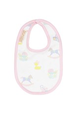 The Beaufort Bonnet Company Burp Me Bib Something for Baby Pink