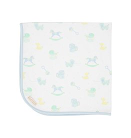 The Beaufort Bonnet Company Baby Buggy Blanket, Something For Baby Blue The Beaufort Bonnet Company Baby Buggy Blanket, Something For Baby Blue