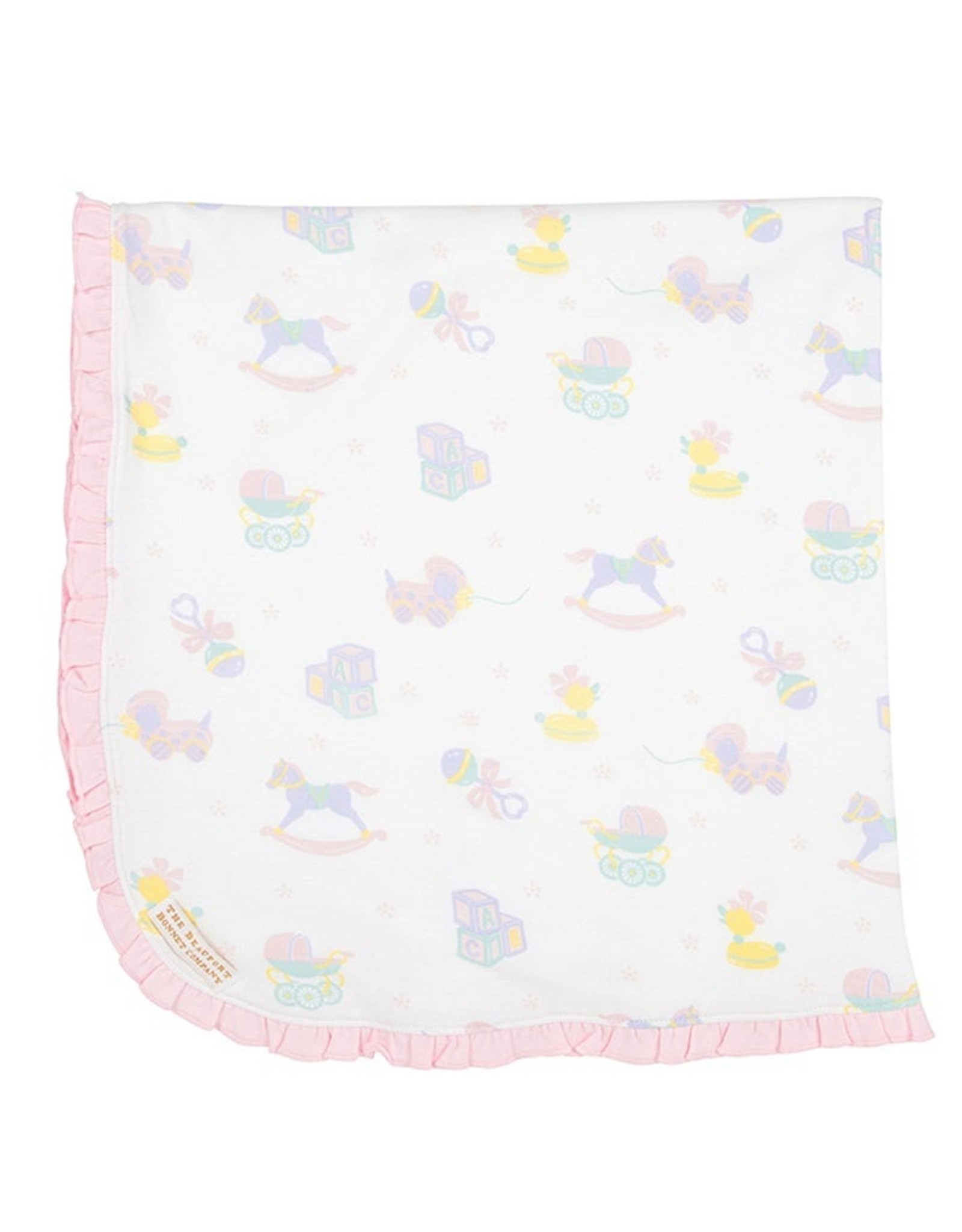 The Beaufort Bonnet Company Baby Buggy Blanket, Something For Baby Pink