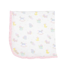 The Beaufort Bonnet Company Baby Buggy Blanket, Something For Baby Pink